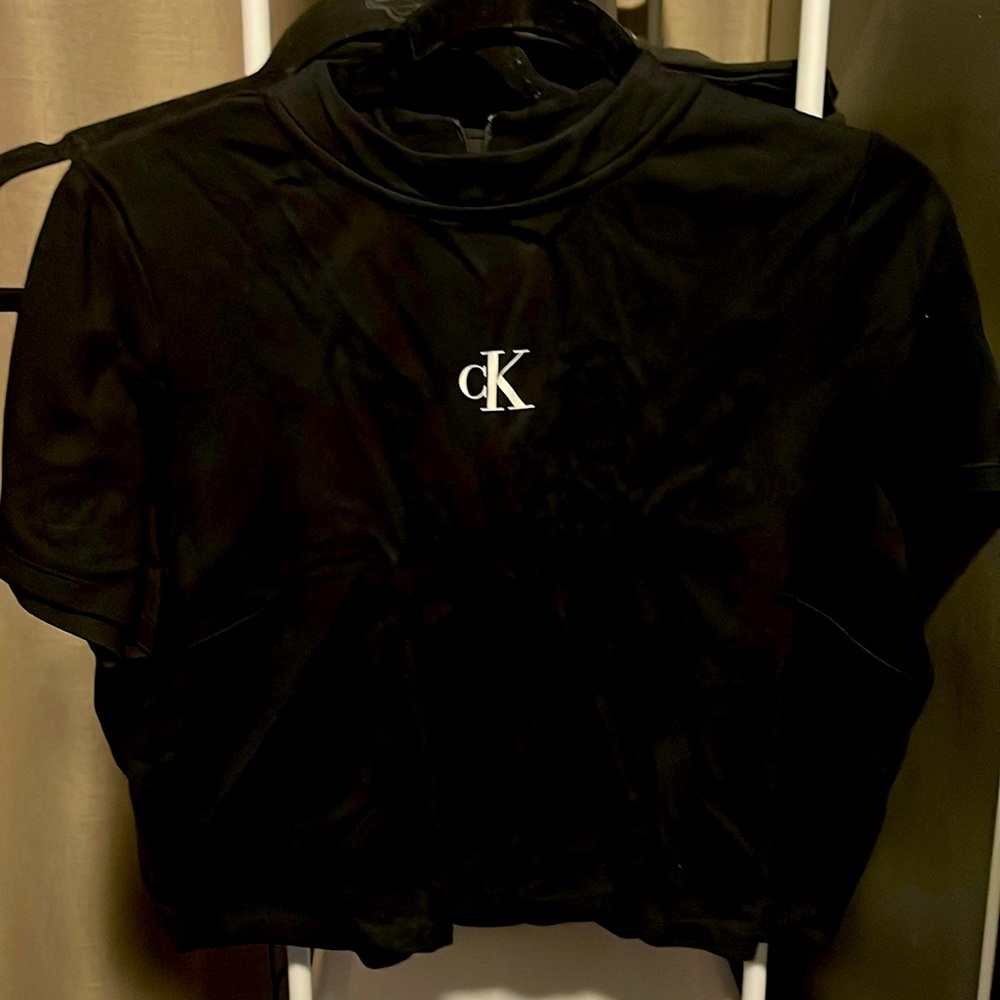 Calvin Klein Black Crop Top